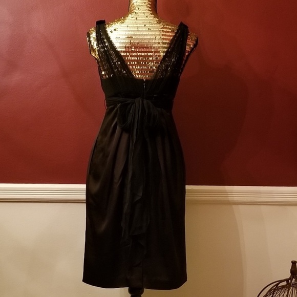 NWOT BCBG Maxazria Tulle Pintuck Sheath Dress - Picture 3 of 9